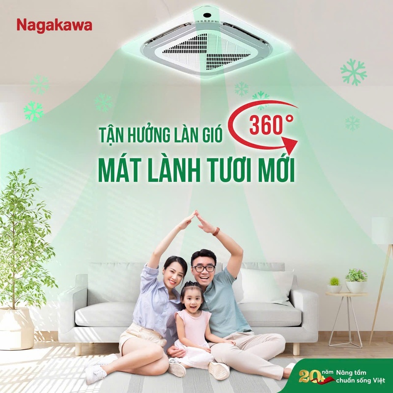 Máy lạnh âm trần có khả năng làm mát nhanh chóng