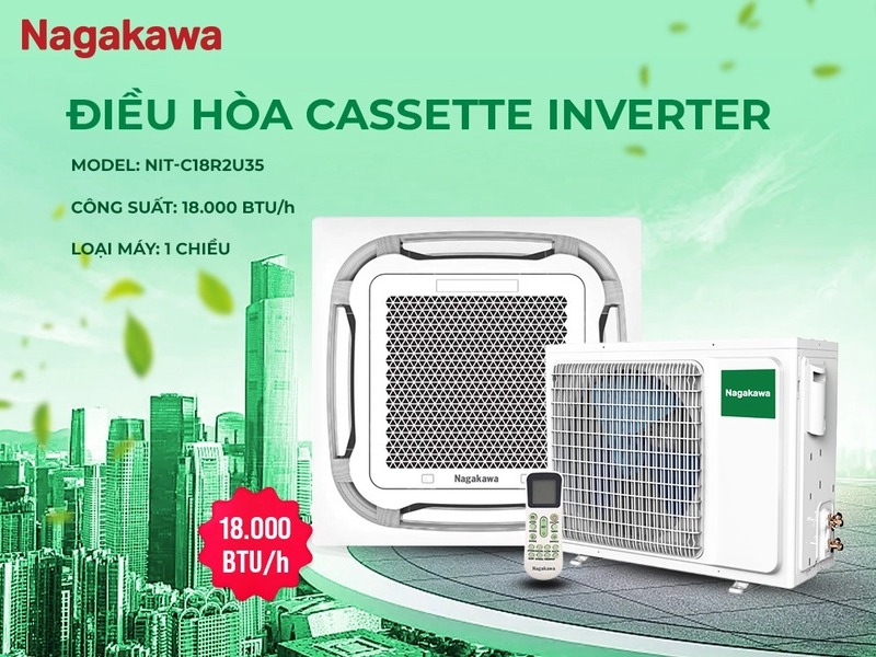 Điều hòa âm trần phù hợp lắp đặt cho nhiều loại không gian.