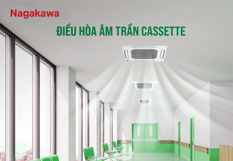 Chọn máy lạnh âm trần cho các không gian như hành lang, sảnh chung cư,..