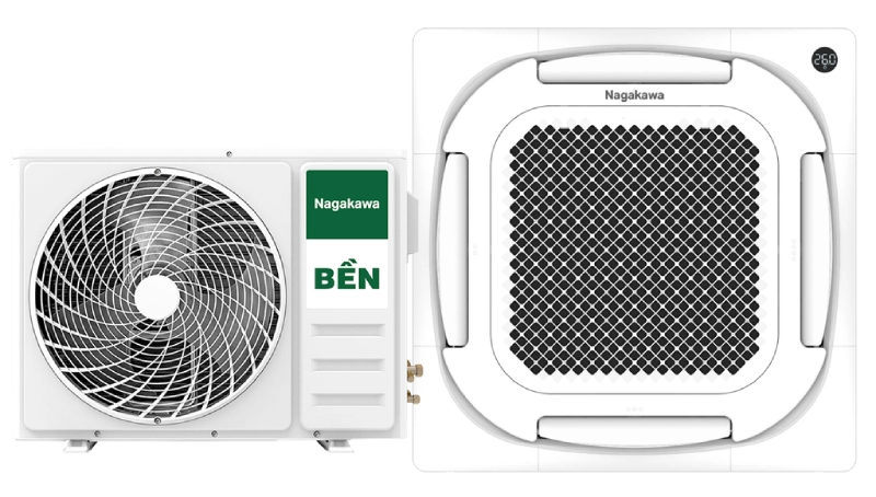 Điều hòa âm trần Cassette Inverter 8 hướng thổi NIT-C24R2U54 1 chiều