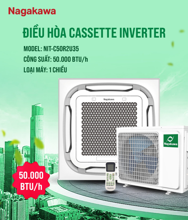Điều hòa thương mại cục bộ âm trần cassette