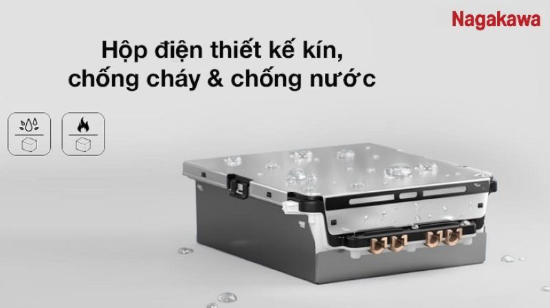 Điều hòa treo tường 1 chiều Nagakawa NS-C12R2B52 an toàn, chống cháy, chống nước