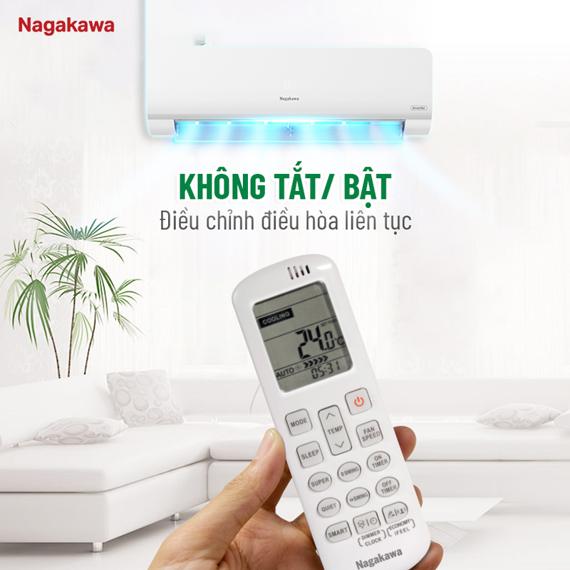 Hạn chế bật tắt điều hòa liên tục