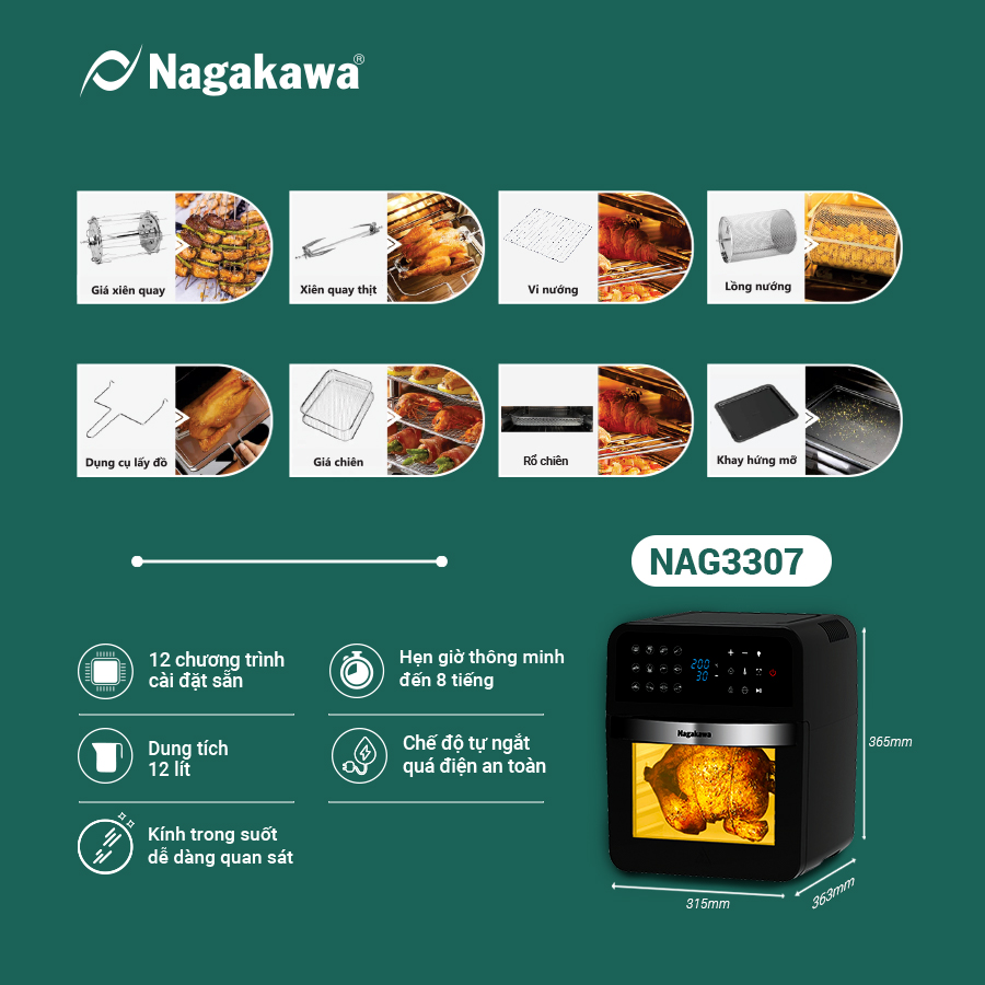 TÍCH HỢP CHẾ ĐỘ CHỐNG QUÁ NHIỆT VÀ TỰ NGẮT KHI MỞ NẮP