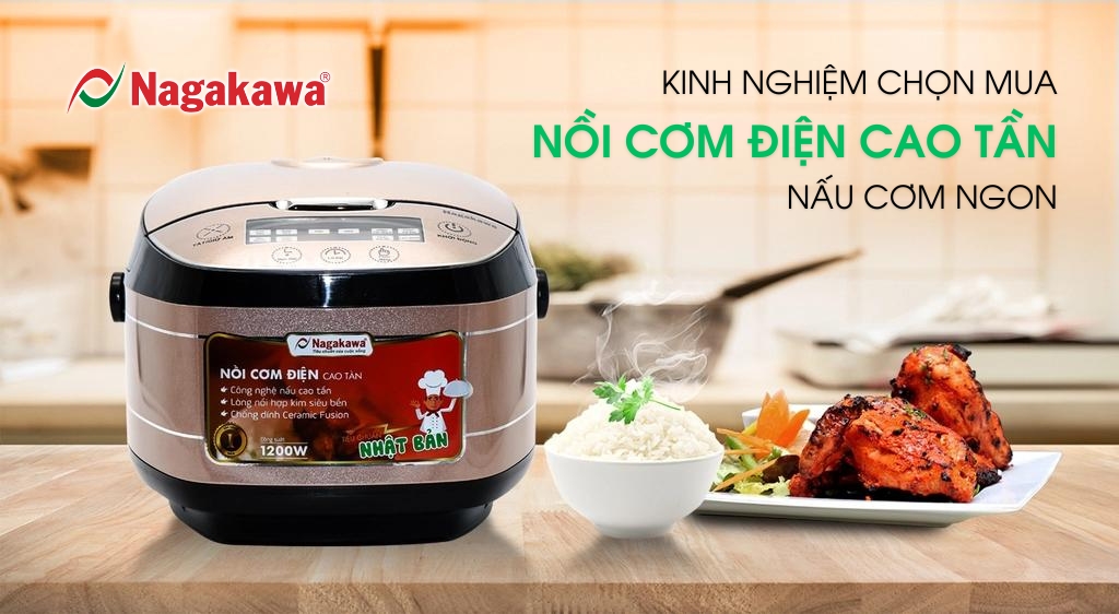 Kinh nghiệm chọn mua nồi cơm điện cao tần nấu cơm ngon