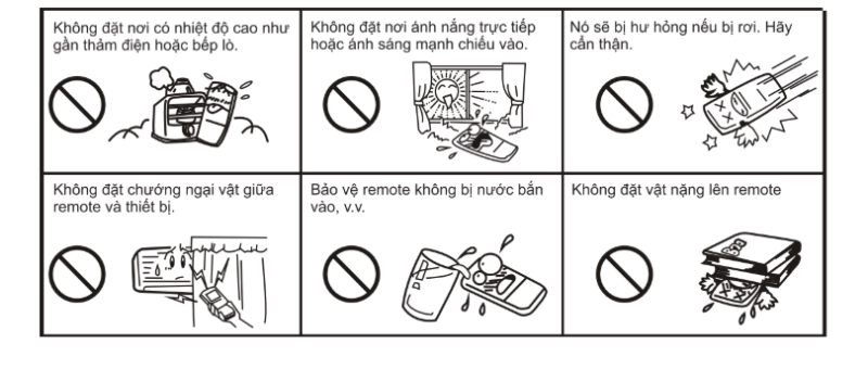 7 lưu ý khi sử dụng điều khiển điều hòa âm trần