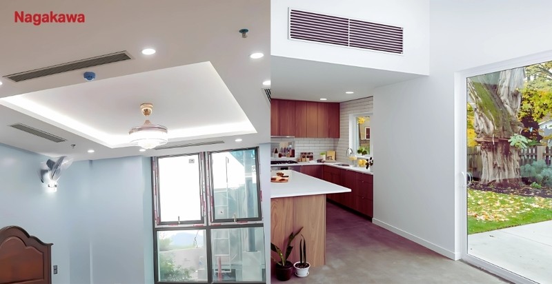 vị trí lắp đặt điều hòa âm trần nối ống gió