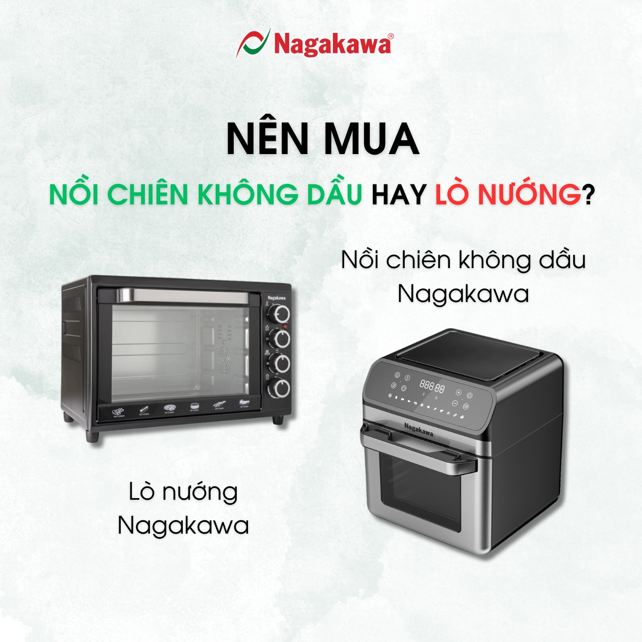 Nên mua nồi chiên không dầu hay lò nướng?