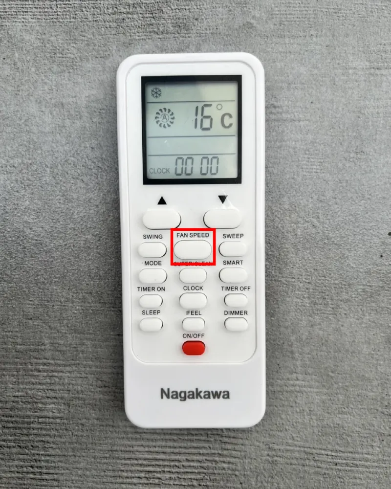 Nút chỉnh tốc độ quạt