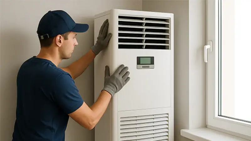 Vệ sinh máy lạnh cần nhẹ nhàng, tránh để nước bắn vào các bộ phận.