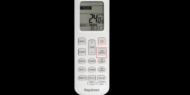 Người dùng nhấn vào Fan Speed để điều chỉnh tốc độ gió