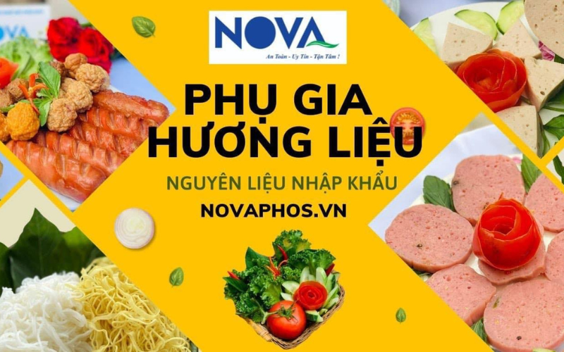 Công ty Nova - công ty cung cấp phụ gia bảo quản và phụ gia thực phẩm chất lượng 
