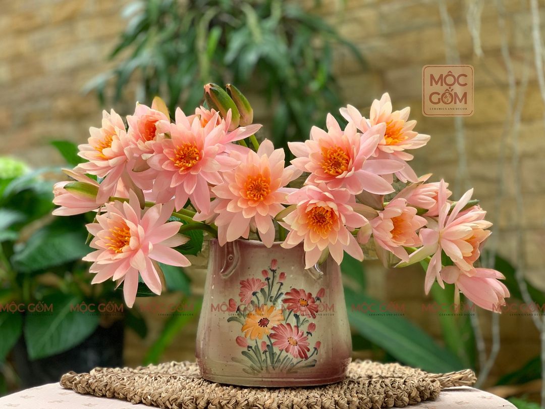Một số mẫu bình phù hợp với hoa súng bạn đọc có thể tham khảo: