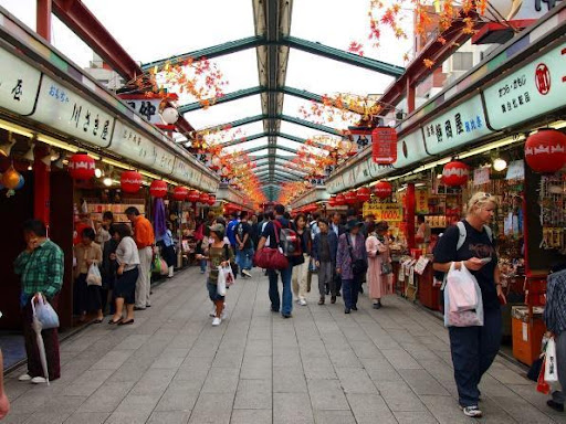 phố cổ Nakamise-dori