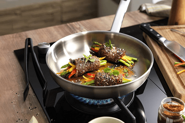 Chảo thép không gỉ ZWILLING tối ưu trên mọi loại bếp