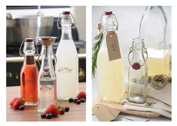 Bảo quản giấm trong các loại chai dáng dài của Kilner