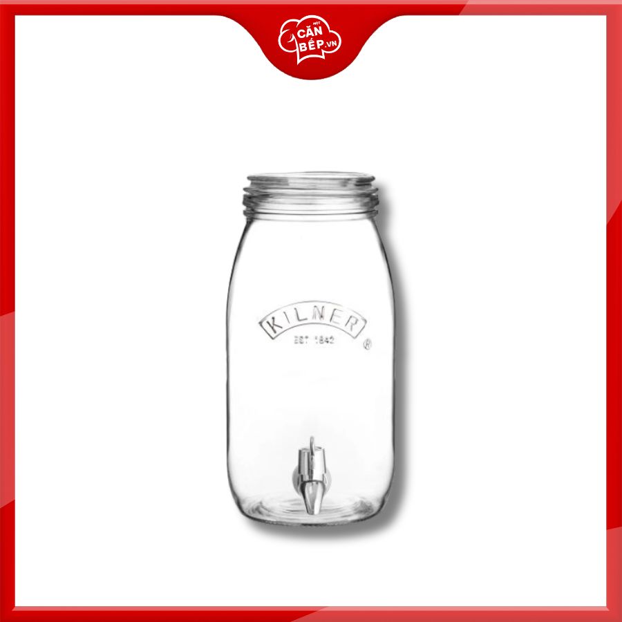 Bình nước thủy tinh Kilner 3L