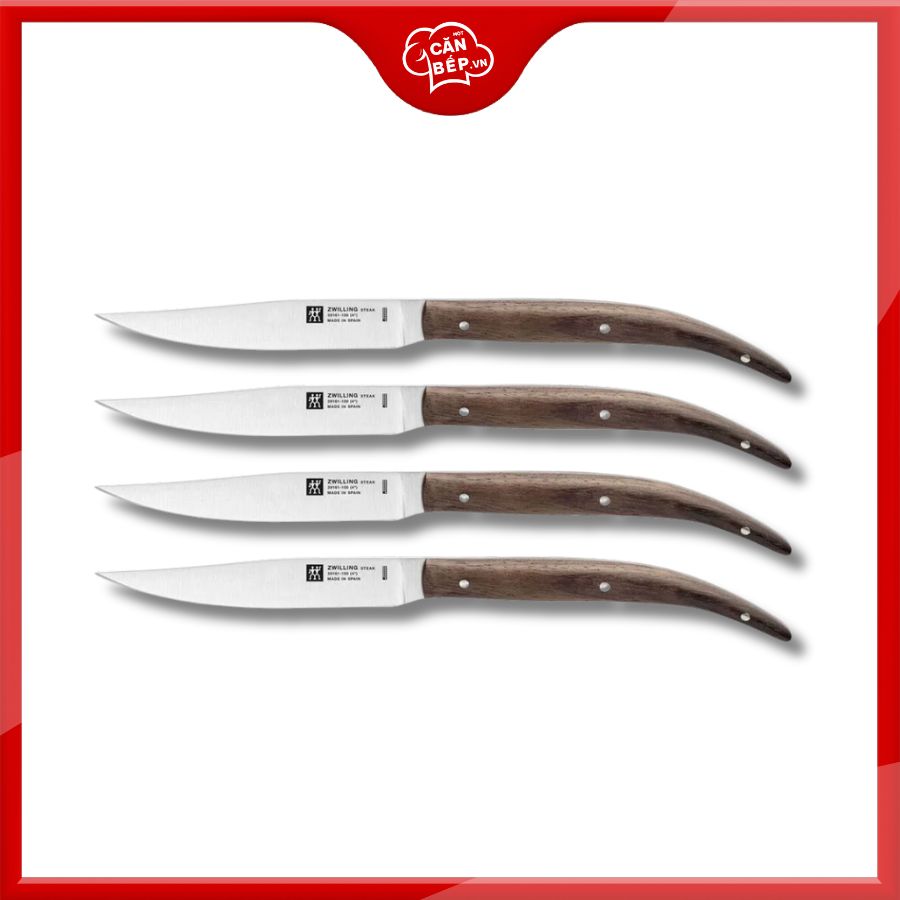 Bộ dao bít tết ZWILLING Steak màu nâu 4 cái