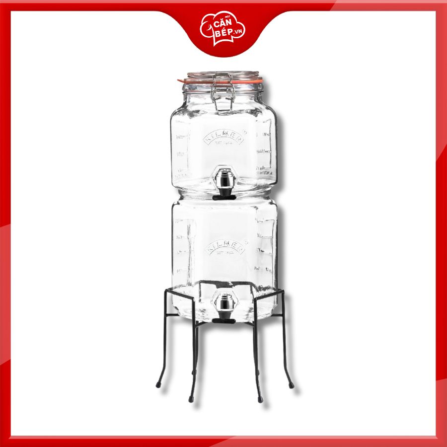 Bộ hũ thuỷ tinh có vòi Kilner 3 món