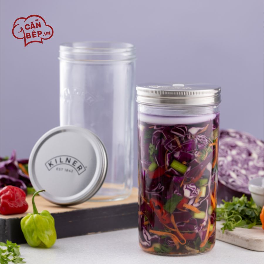Bộ hũ ướp thực phẩm Kilner 1L (5 món)