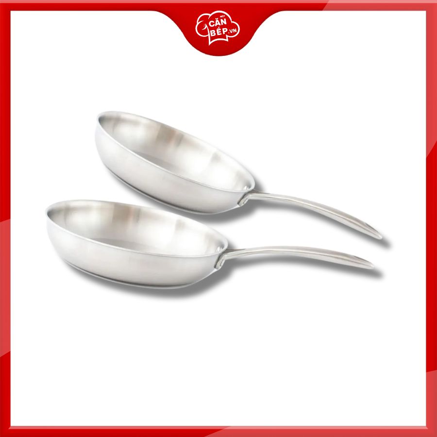 Chảo inox DURACHEFS 24cm & 28cm chính hãng