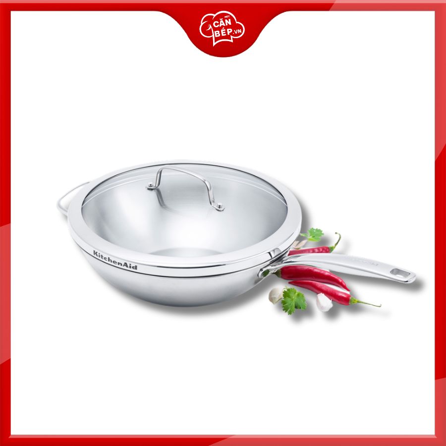 Chảo Wok KitchenAid 30cm