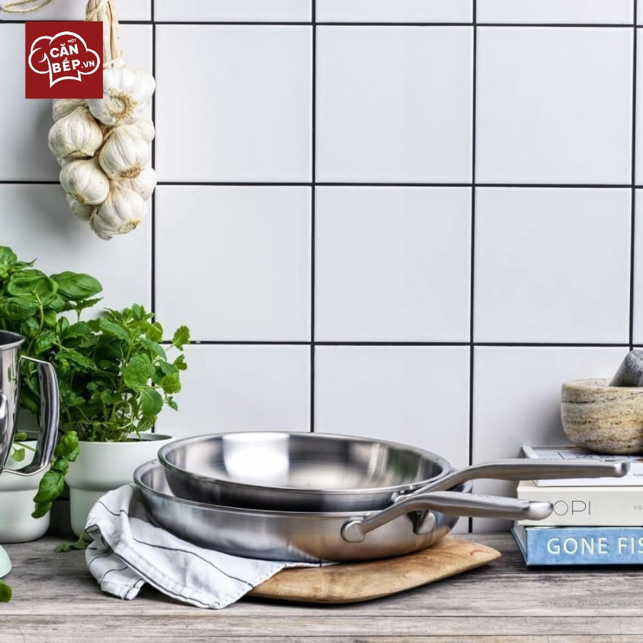 Lưu ý sử dụng Chảo Inox nguyên khối 3 lớp KitchenAid