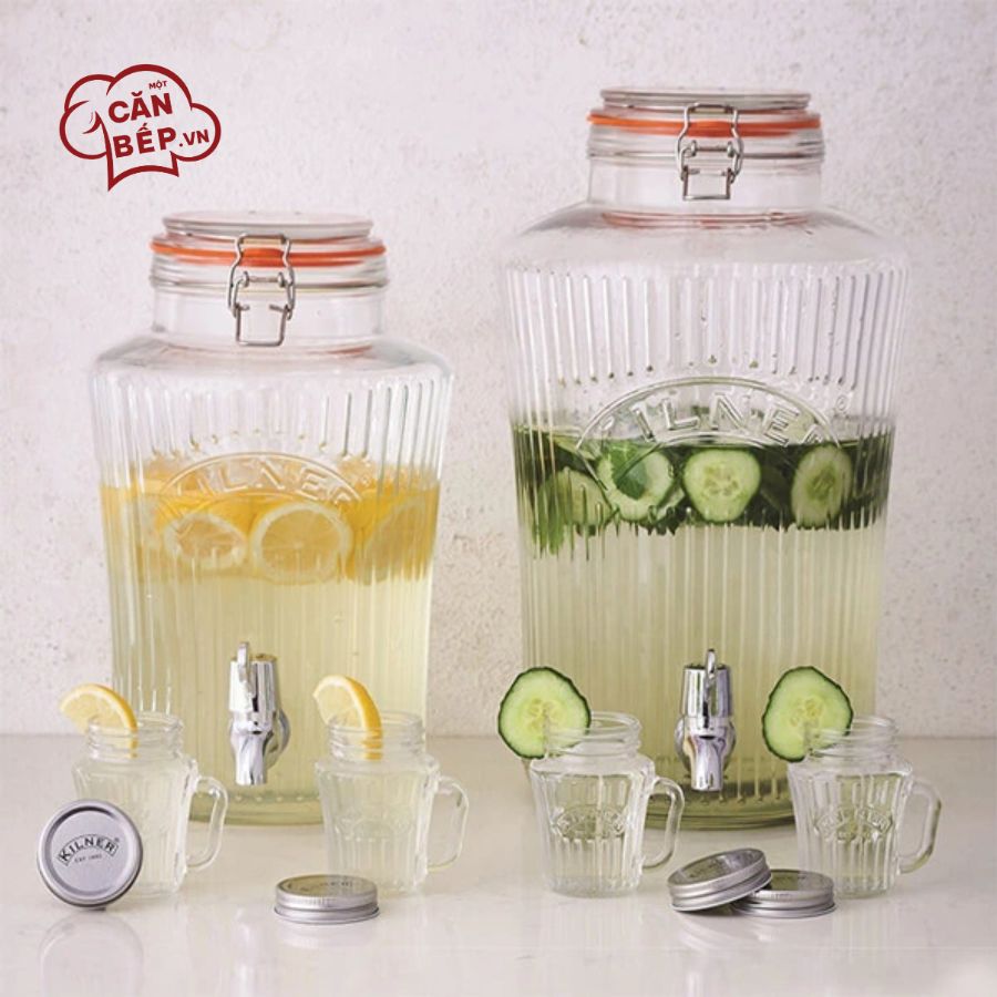 Lưu ý vệ sinh và sử dụng Bình nước thủy tinh Vintage Kilner