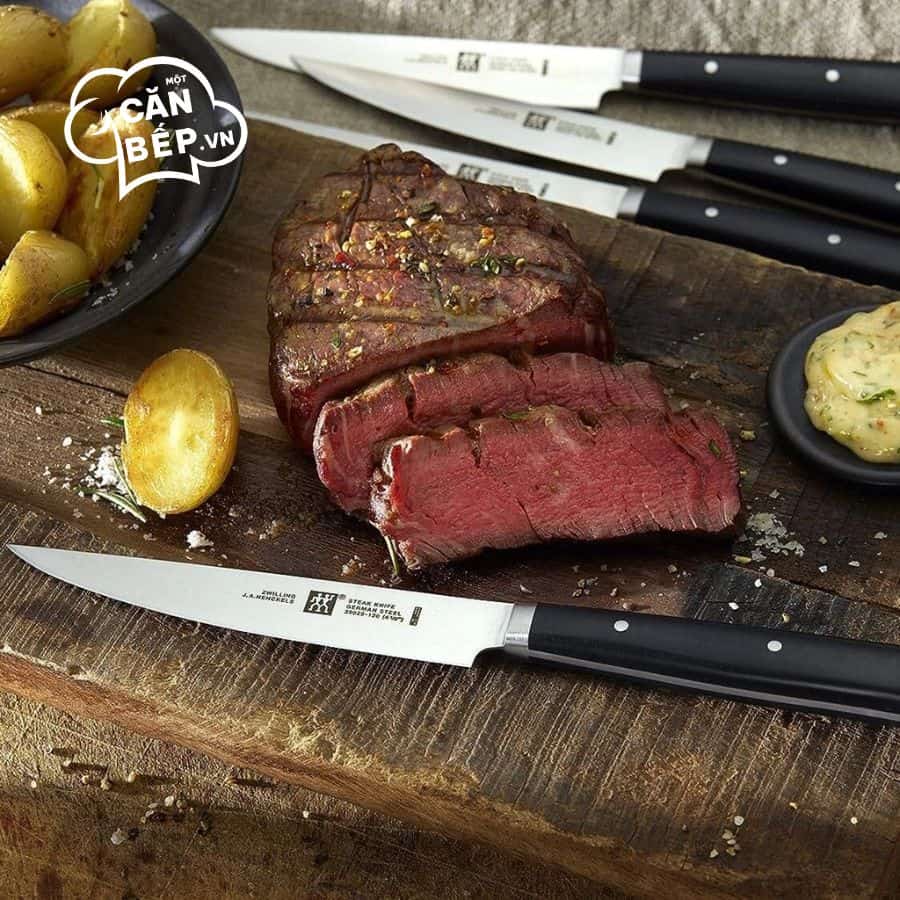 Lưu ý vệ sinh và sử dụng Bộ dao bít tết ZWILLING Steak màu đen 4 cái