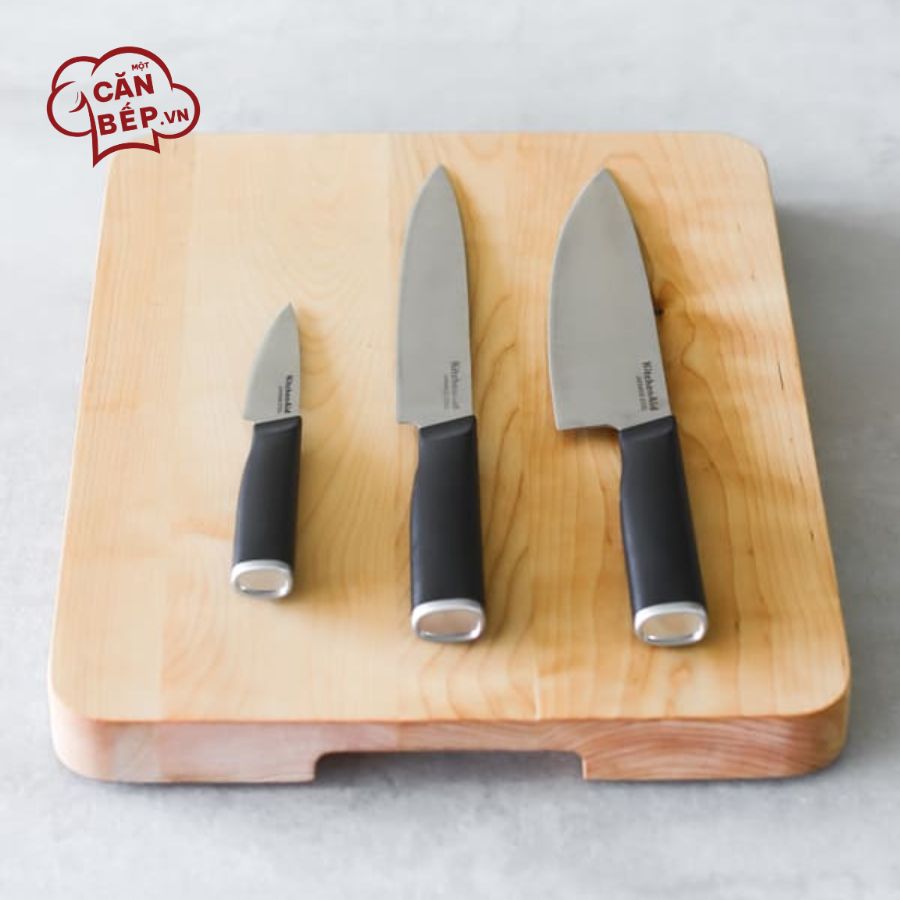 Lưu ý vệ sinh và sử dụng Bộ dao Chef Classic KitchenAid 3 món
