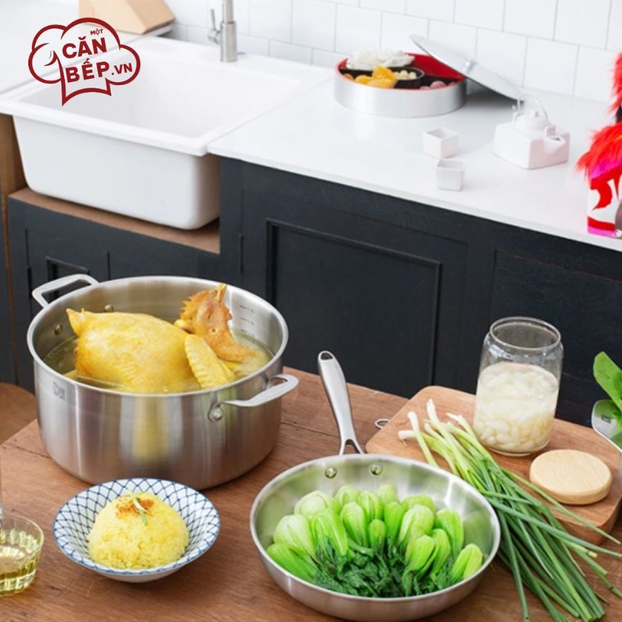 Lưu ý vệ sinh và sử dụng Chảo inox DURACHEFS
