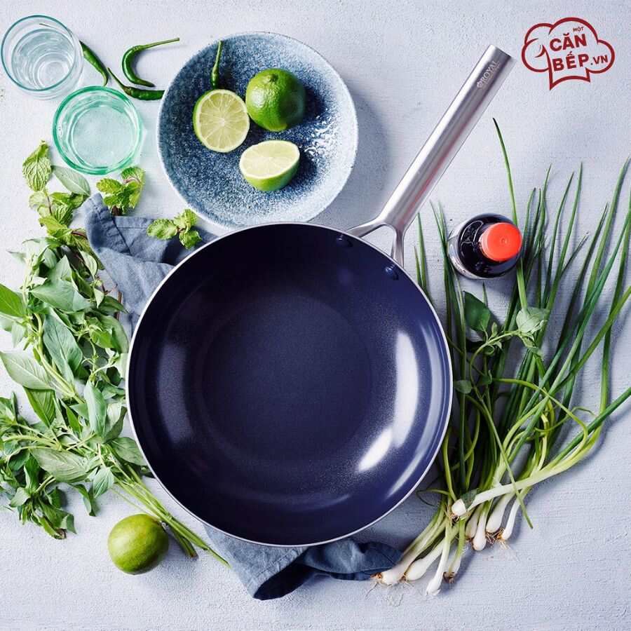 Lưu ý vệ sinh và sử dụng Chảo Wok chống dính ROYAL