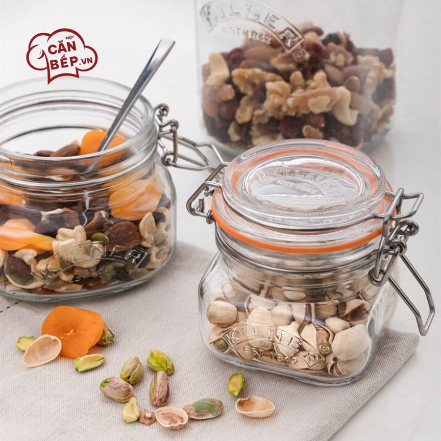 Lưu ý vệ sinh và sử dụng Hũ thủy tinh vuông Kilner