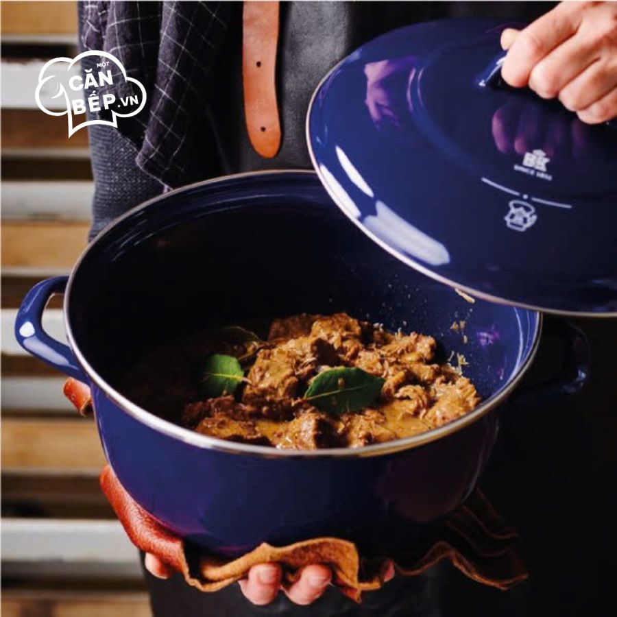 Lưu ý vệ sinh và sử dụng Nồi tráng men BK Indigo 22cm