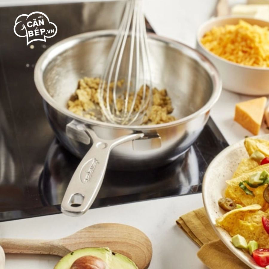 Lưu ý vệ sinh và sử dụng Quánh inox Demeyere Industry 5 - 3.3L/24cm