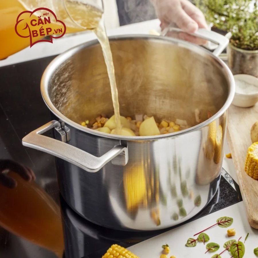 Nồi được áp dụng quy trình xử lý bề mặt Silvinox®