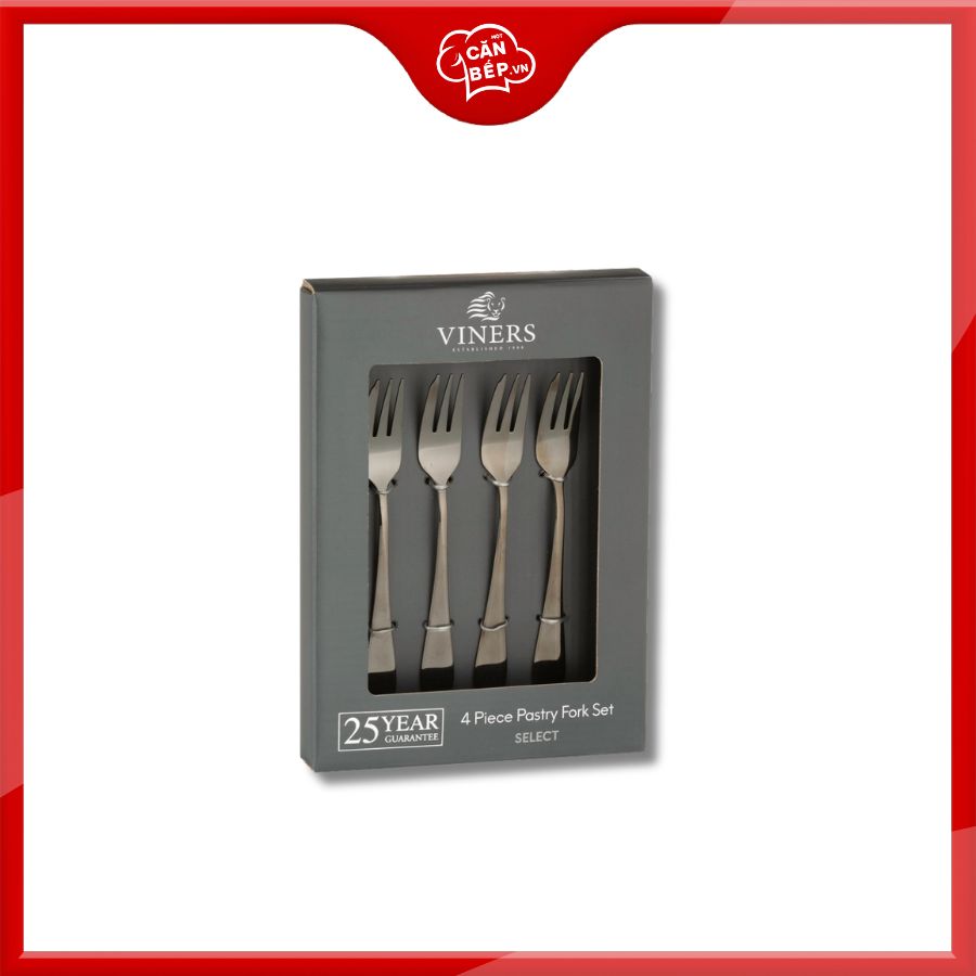 Bộ nĩa Select màu bạc 4 món chính hãng