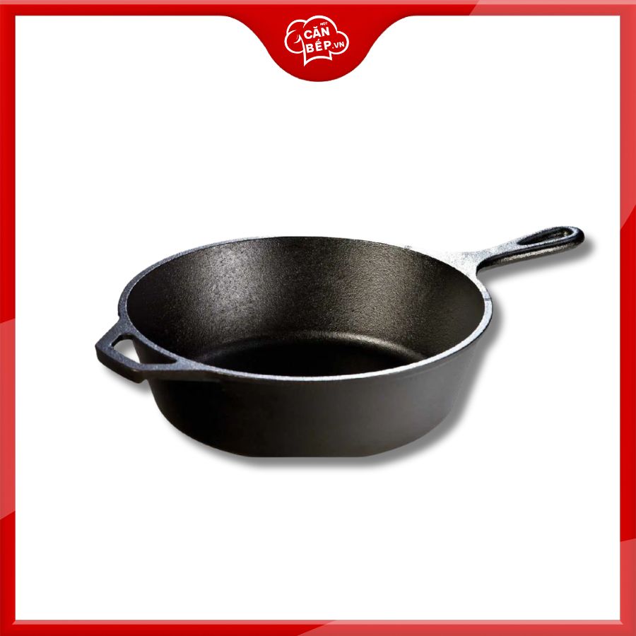 Chảo gang sâu lòng Lodge 26.04cm chính hãng
