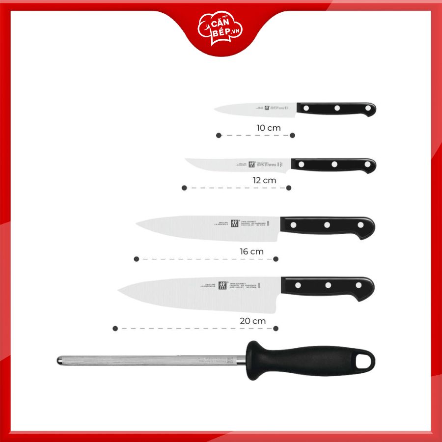 Lưu ý vệ sinh và sử dụng hộp dao Twin Gourmet 6 món