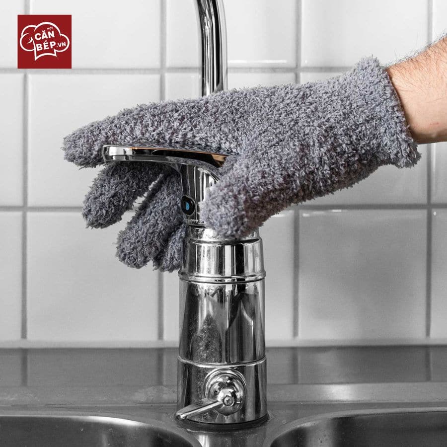 Lưu ý vệ sinh và sử dụng Bộ găng tay lau đồ dùng High Five 2 cái