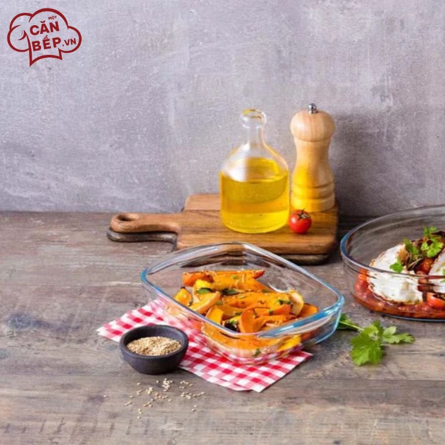Lưu ý vệ sinh và sử dụng khay bánh hình chữ nhật Ocuisine 28x20x5cm