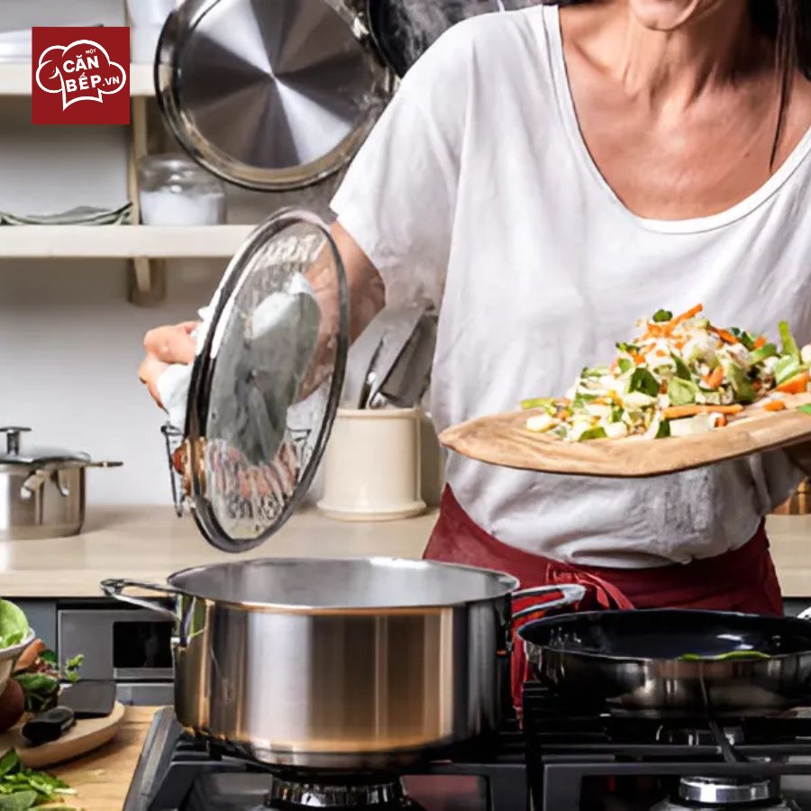 Lưu ý vệ sinh và sử dụng nồi inox Covered KitchenAid