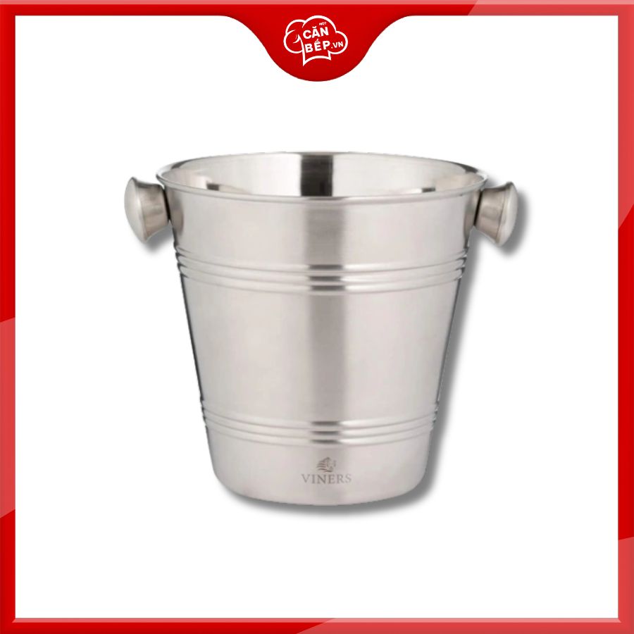 Xô đá màu bạc Viners 1 lít chính hãng