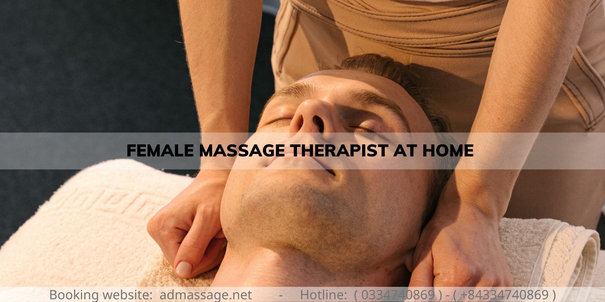 FEMALE MASSAGE THERAPIST AT HOME