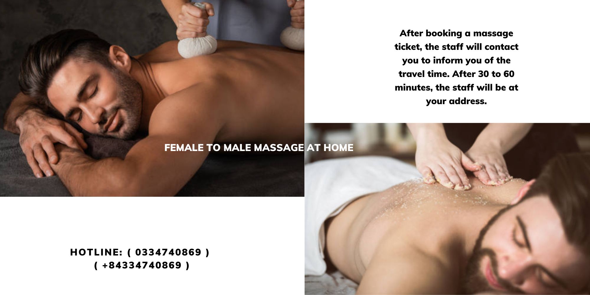 FEMALE TO MALE MASSAGE AT HOME