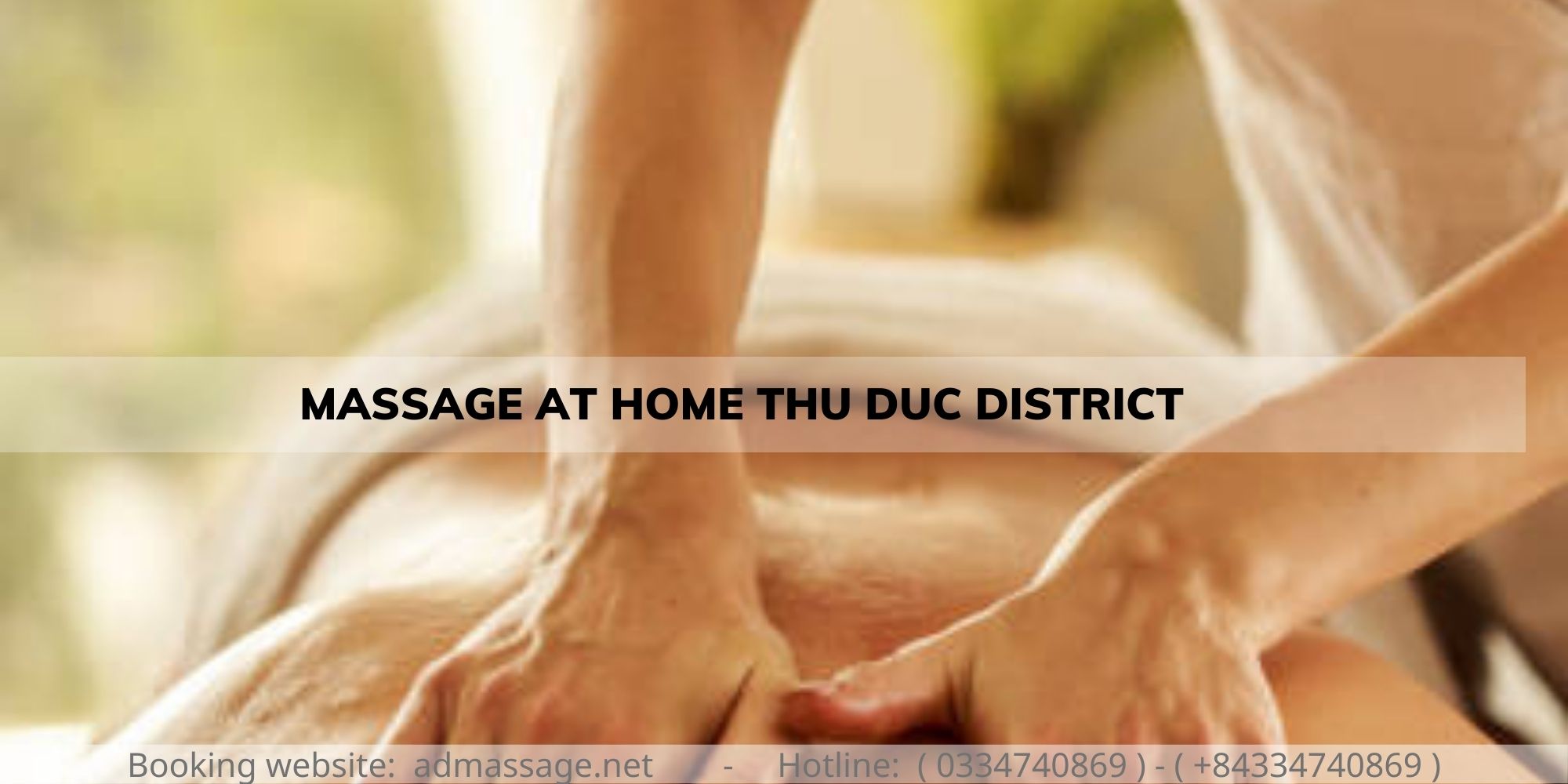 MASSAGE AT HOME THU DUC DISTRICT