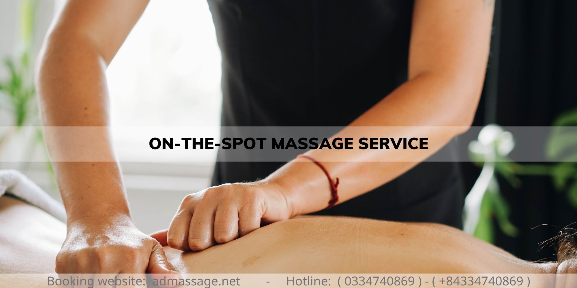 ON-THE-SPOT MASSAGE SERVICE