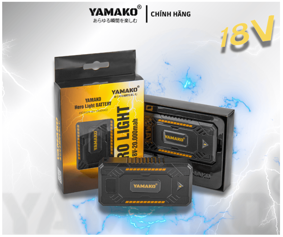 Pin quạt áo điều hòa Yamako chính hãng