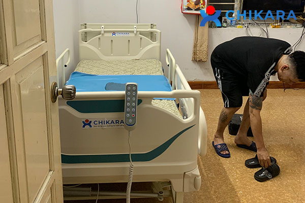 Bàn giao giường y tế cho khách hàng tại Cẩm Thành Cẩm Phả Quảng Ninh