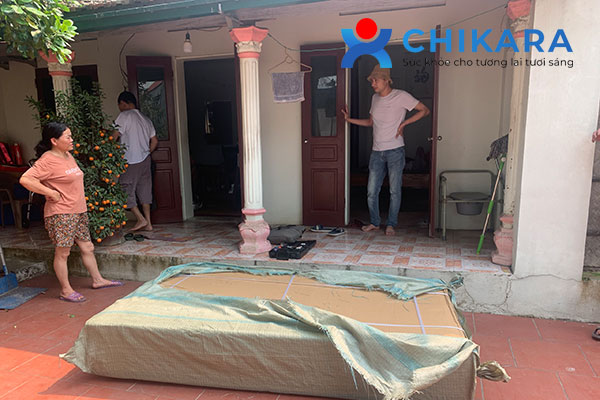 Bàn giao giường y tế cho khách hàng tại Hợp Tiến Mỹ Đức Hà Nội